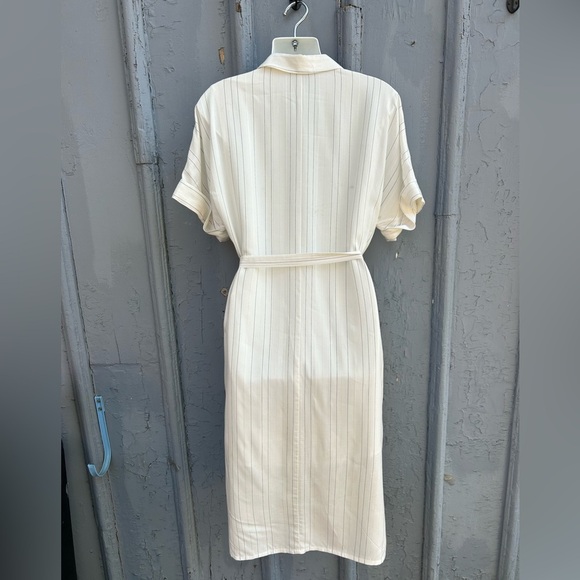 Gentle Fawn belted verticle stripe dress, size M - Picture 10 of 15